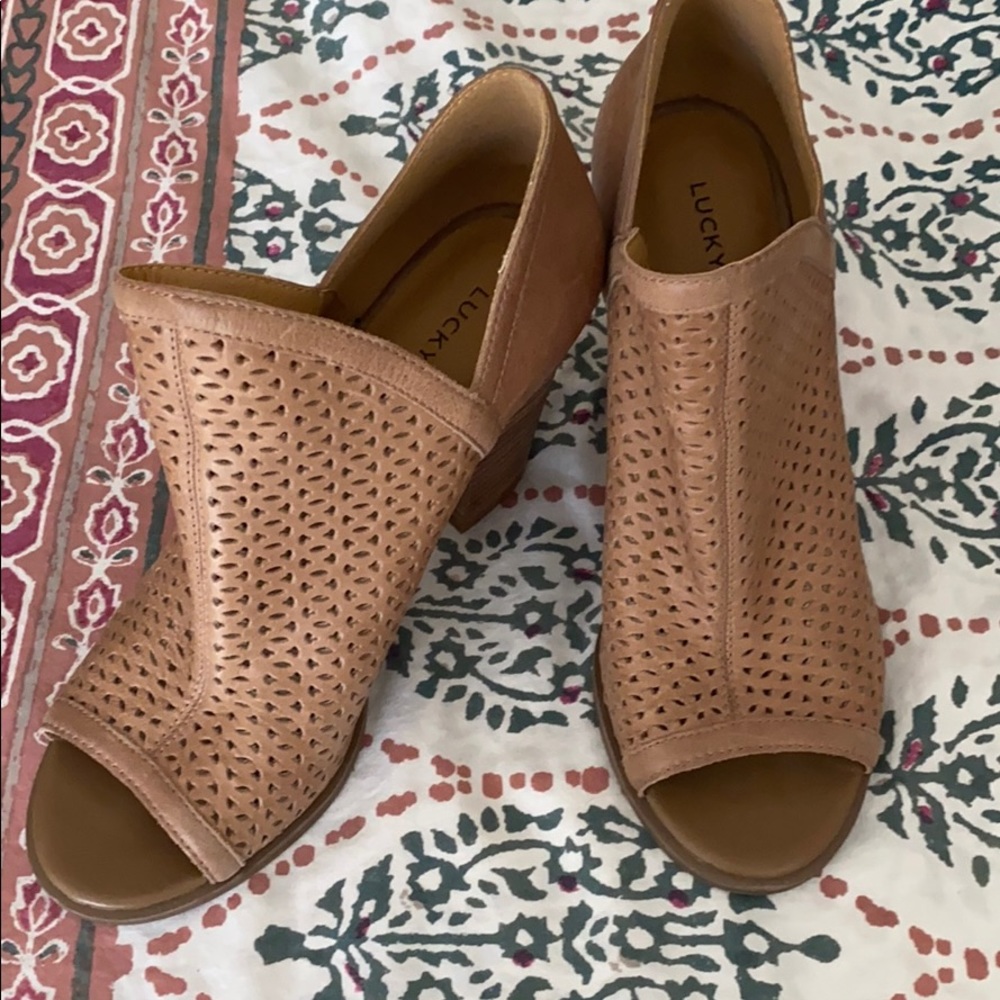 Lucky Brand perforated booities